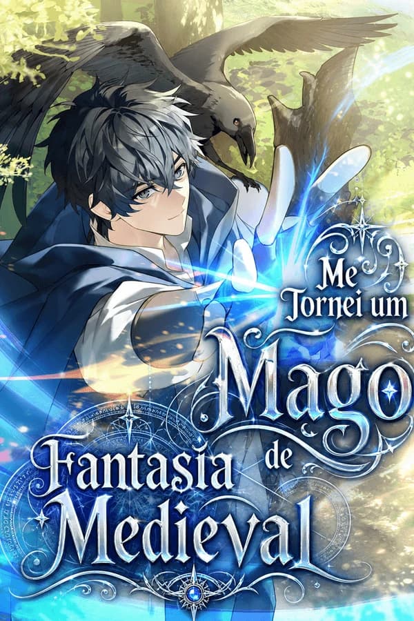 Capa de Me Tornei um Mago de Fantasia Medieval